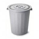 Kapaklı Yuvarlak &Ccedil;&ouml;p Kovaları